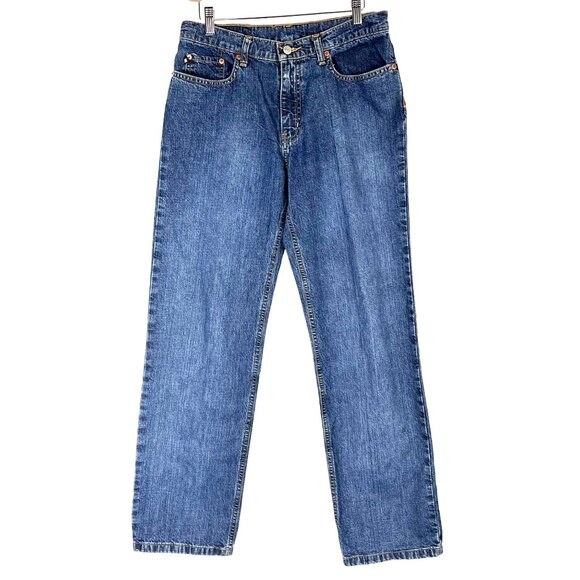 Vntg Polo Jeans Co. Ralph Lauren Womens Saturday Jeans 8x31 Straight 100% Cotton - Picture 1 of 15